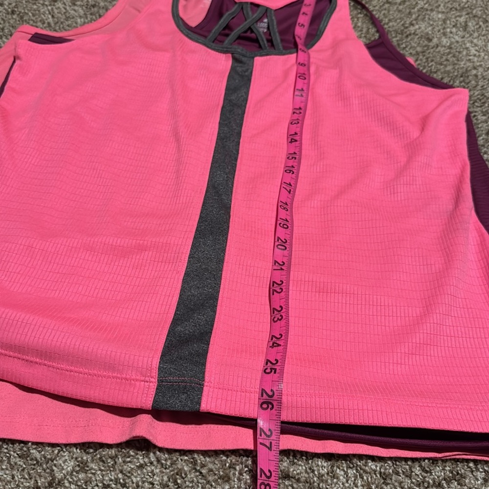 Set of 3 pink & purple strappy or racerback tank tops (XL) - EUC! - Picture 9 of 10